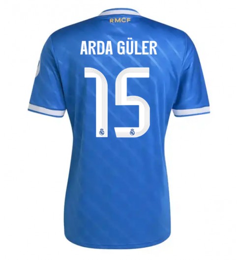 Real Madrid Arda Guler #15 Alternativní Dres 2025-26 Krátký Rukáv Real Madrid Arda Guler #15 Alternativní Dres 2025-26 Krátký Rukáv